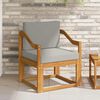 vidaXL Canapea de exterior Lemn de acacia solid și poliester