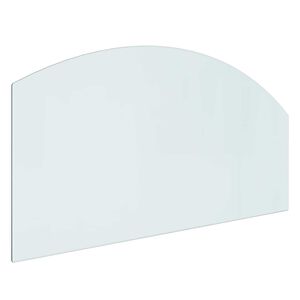 vidaXL Placă de sticlă pentru semineu Transparent 100 x 50 cm Sticlă