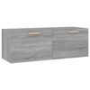 vidaXL Dulap de perete, gri sonoma, 100x36,5x35 cm, lemn prelucrat