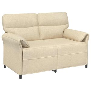 vidaXL Canapea 100% poliester, cadru din metal, MDF, placaj