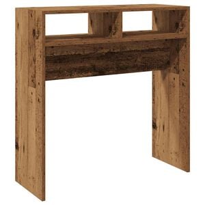vidaXL Masă consolă, Lemn vechi, 78x30x80 cm, PAL