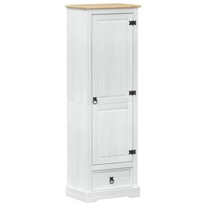 vidaXL Dulapuri Alb 55 x 38 x 170 cm Lemn de pin masiv