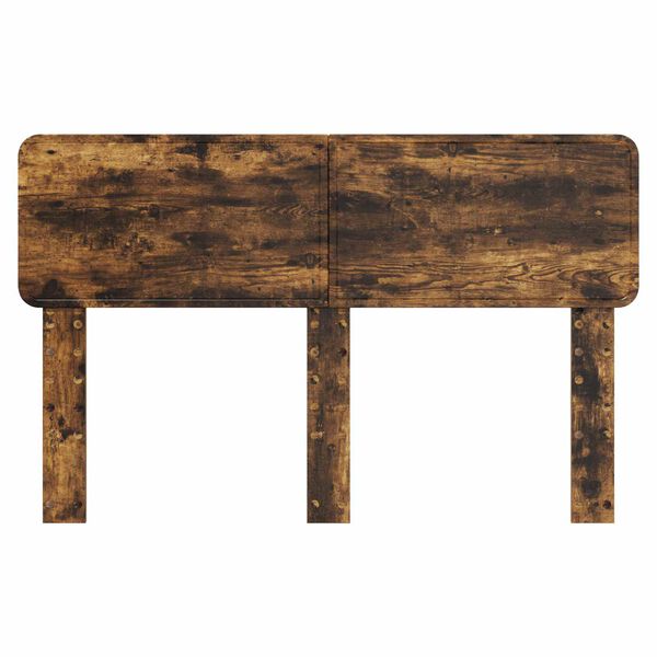 vidaXL Tăblie cap Stejar fumuriu 140 cm Lemn compozit