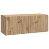 vidaXL Oglindă TV montată pe perete Stejar Artizanal 78,5 x 31 x 30 cm