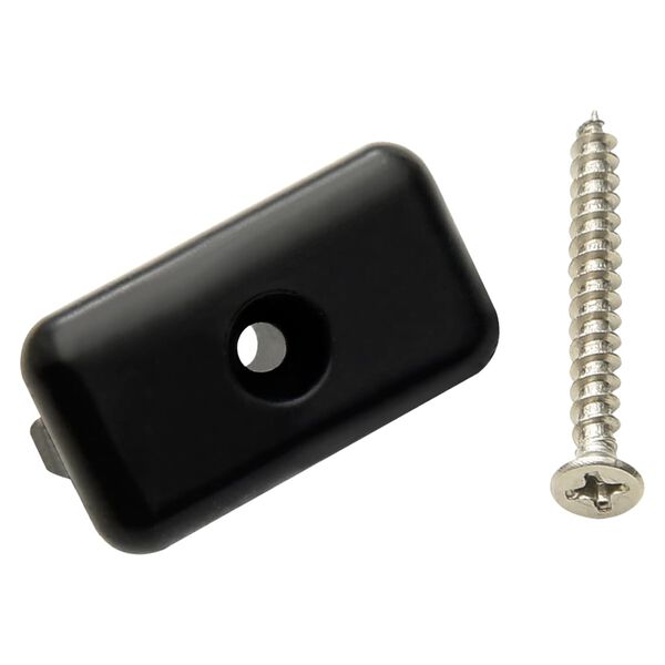 vidaXL Cleme pardoseală cu șuruburi 200 buc. plastic&oțel inoxidabil