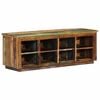 vidaXL Dulap pentru pantofi 110 x 35 x 40 cm Lemn recuperat masiv Maro