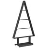 vidaXL Pom de Crăciun din metal Negru 60 cm Oțel