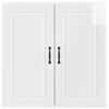 vidaXL Dulap de bucătărie Alb lucios 80 x 31 x 80 cm Lemn compozit