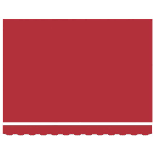 vidaXL Copertină Roșu 350 x 250 x 165 cm Poliester și Aluminiu