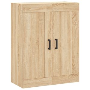 vidaXL Dulap TV pe perete stejar sonoma, 69,5x34x90 cm, lemn prelucrat