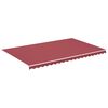 vidaXL P&acirc;nză de rezervă pentru copertină, roșu vișiniu, 5x3 m