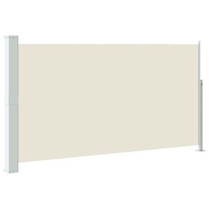 vidaXL Copertină laterală retractabilă de terasă, crem, 170 x 300 cm
