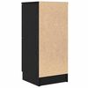 vidaXL Bufet Stejar Negru 30 x 30 x 70 cm Lemn compozit