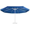 vidaXL P&acirc;nză de schimb umbrelă soare exterior albastru azuriu 515 cm