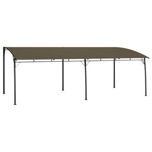 vidaXL &Icirc;ndoi de umbră 6 x 3 x 2,55 m Gri taupe