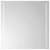 vidaXL Oglindă de baie cu LED Transparent 50 x 50 cm sticlă securizată