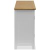 vidaXL Bufet, 70 x 35 x 75 cm, lemn masiv de stejar
