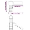 vidaXL Set de joacă pentru exterior, lemn de pin impregnat
