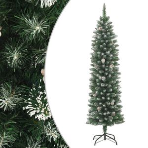 vidaXL Brad de Crăciun artificial slim cu suport, 120 cm, PVC