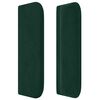 vidaXL Tăblie pat cu aripioare verde &icirc;nchis 83x16x78/88 cm catifea