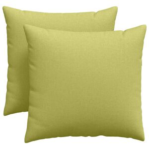 vidaXL Perne pentru canapea 2 pcs Verde deschis 45 x 45 cm țesătură