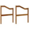 vidaXL Brat 2 pcs natural 59 x 4 x 73 cm Lemn Solid de Acacia