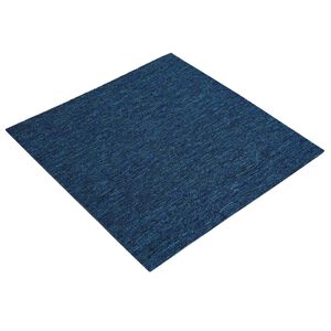 vidaXL Placă de carpetă albastru 50 x 50 cm 4 buc. PP și bitum