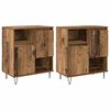 vidaXL Bufet 2 buc. Lemn vechi 60 x 35 x 70 cm