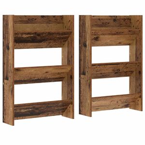 vidaXL Dulap pentru pantofi 2 buc. 60 x 18 x 90 cm Lemn prelucrat
