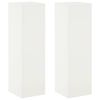 vidaXL Suport pentru plante 2 pcs Alb 30 x 30 x 100 cm Oțel