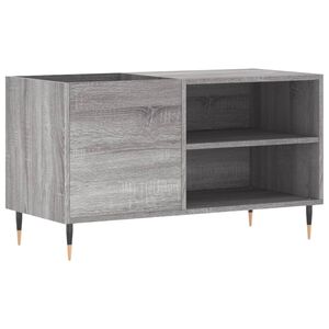 vidaXL Dulap pentru discuri gri sonoma 85x38x48 cm lemn prelucrat