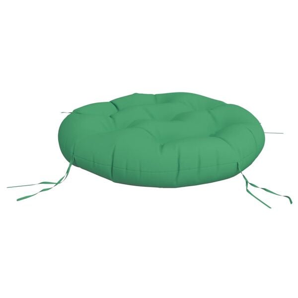 vidaXL Pernă rotundă verde, &Oslash; 60 x11 cm, țesătură Oxford