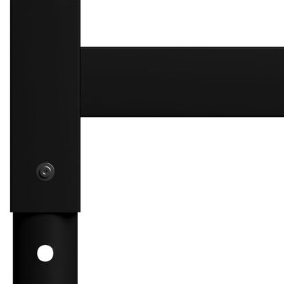 vidaXL Cadre banc lucru reglabile 2 buc. negru 55x(69-95,5) cm metal