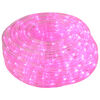 vidaXL Furtun luminos LED de Crăciun 120 LED-uri Roz și 5 m