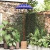 vidaXL Parasol Balinez albastru 95 x 95 x 260 cm