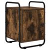 vidaXL Dulap de noapte Stejar fumuriu 35 x 36,5 x 50 cm Lemn prelucrat