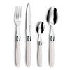 Lou Laguiole Set de tac&acirc;muri &bdquo;Comptoir&rdquo;, 24 piese, crem