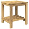 vidaXL Masă de cafea Alb spală 40,5 x 40 x 45 cm Lemn Solid de Acacia