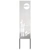 vidaXL Ecran de intimitate pentru grădină Argintiu 32 x 140 cm