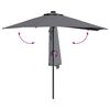vidaXL Parasol de Grădină Antracit 294 x 150 x 223 cm