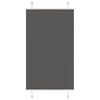 vidaXL Jaluzea plisată negru 80x150 cm Lățime țesătură 79,4cm poliester