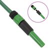 vidaXL Furtun de grădină cu set de racorduri, verde, 0,5", 20 m, PVC