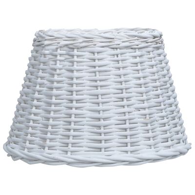 vidaXL Abajur de lampă, alb, 50 x 30 cm, răchită