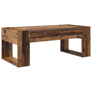 vidaXL Masă de cafea Lemn vechi 110 x 50 x 41 cm Lemn prelucrat