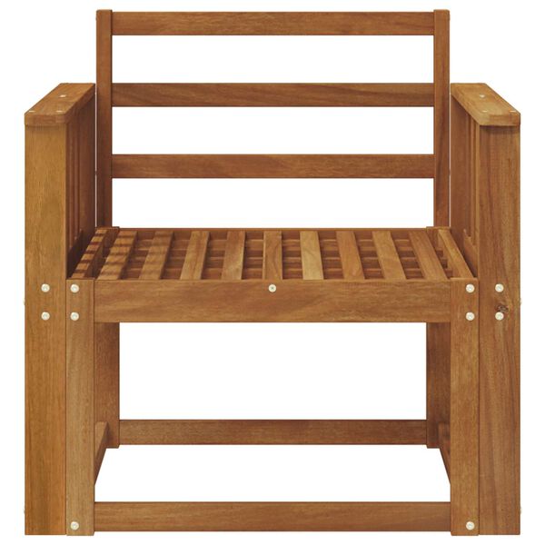 vidaXL Canapea de exterior Lemn Solid de Acacia natural