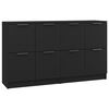 vidaXL Servante, 2 buc., negru, 60x30x70 cm, lemn compozit