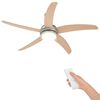 vidaXL Ventilator de tavan cu lumina și telecomandă &Oslash; 130 cm Sonoma