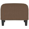 vidaXL Taburet, maro, 60x50x41 cm, material textil