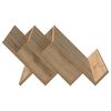 vidaXL Raft pentru reviste cu raft Stejar Artizanal 65 x 53 x 28,5 cm