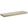 vidaXL Rafturi de perete suspendate 4 buc., stejar, 80x23,5x3,8 cm MDF